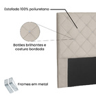 Cabeceira Tania Cama Box Solteiro 90cm Suede - Ssx Multicoisa