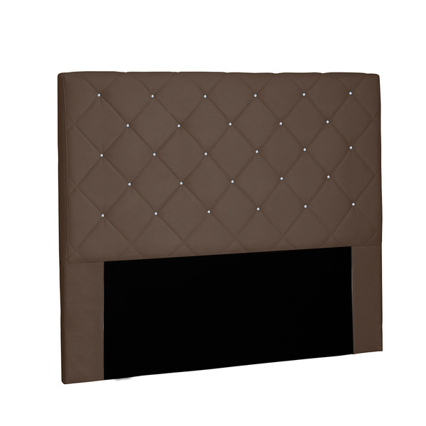 Cabeceira Tania Para Cama Box Casal 140 Cm Suede S04 - D'ross