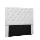 Cabeceira Tania Para Cama Box King 195 Cm Corino S04 - D'ross