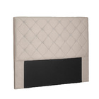 Cabeceira Tania Para Cama Box Solteiro 90 Cm Suede S04 - D'ro