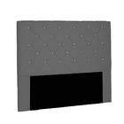 Cabeceira Tania Para Cama Box Solteiro 90 Cm Suede S04 - D'ro