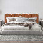 Cabeceira Terra Cota Estofada Nuvem Para Cama Casal Queen