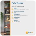 Cabeceira Thb Formosa Glass 138 E 158 Com 2 Mesa De Cabeceira