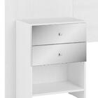 Cabeceira Thb Formosa Glass 138 E 158 Com 2 Mesa De Cabeceira