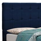 Cabeceira Tóquio Para Cama Box King 195cm Suede Azul M11 - D'
