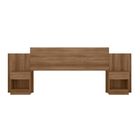 Cabeceira Valentina Com Mesa De Cabeceira Móveis Rudrack Mel