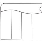 Cabeceira Vaticano King Size Preta