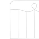 Cabeceira Vaticano Solteira Branca