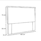 Cabeceira Veneza 160 Cm Queen