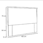 Cabeceira Veneza 160 Cm Queen