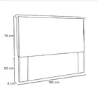 Cabeceira Veneza 195 Cm King