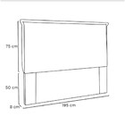 Cabeceira Veneza 195 Cm King