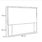 Cabeceira Veneza 90 Cm Solteiro