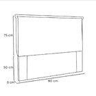 Cabeceira Veneza 90 Cm Solteiro