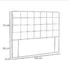 Cabeceira Verona 140 Cm Casal
