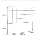 Cabeceira Verona 140 Cm Casal