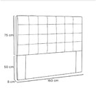 Cabeceira Verona 160 Cm Queen