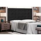 Cabeceira Verona Corano Preto King 195cm Spezzia