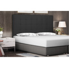 Cabeceira Verona Para Cama Box Queen 160 Cm Suede Preto S04 -
