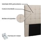 Cabeceira Verona Para Cama Box Queen 160 Cm Suede S04 - D'ros