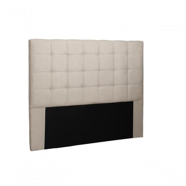 Cabeceira Verona Suede Bege Queen 160cm Spezzia