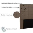 Cabeceira Verona Suede Caramelo Solteiro 0,90cm Spezzia