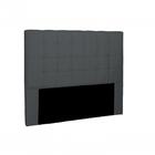 Cabeceira Verona Suede Cinza Casal Spezzia