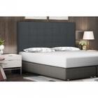 Cabeceira Verona Suede Cinza Casal Spezzia