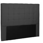 Cabeceira Verona Suede Preto King 195cm - Spezzia