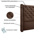 Cabeceira Vicenza 114 Cm Solteiro