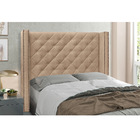 Cabeceira Vicenza Para Cama Box Casal 140 Cm Suede S04 - D'ro