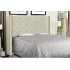 Cabeceira Vicenza Para Cama Box King 195 Cm Corino S04 - D'ro