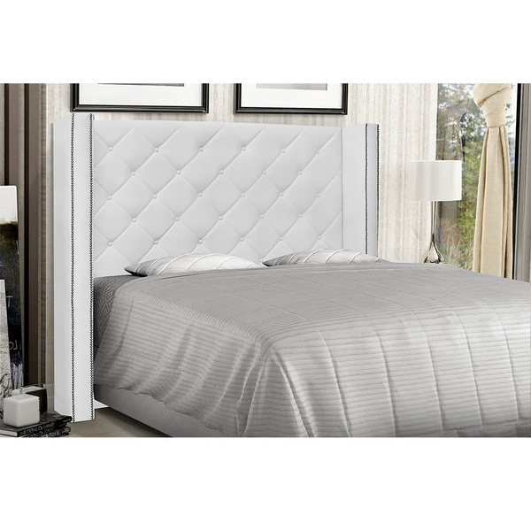 Cabeceira Vicenza Para Cama Box Solteiro 90 Cm Corino S04 - D