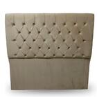 Cabeceira Viena Estofada Cama Box Casal 1,40m Bege