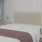 Cabeceira Viena Plus Casal 1400mm Linho Cru - Simbal