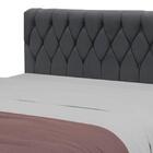 Cabeceira Viena Plus King Size 1950mm Suede Cinza - Simbal