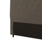 Cabeceira Viena Plus King Size 1950mm Veludo Cacau - Simbal