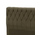 Cabeceira Viena Plus Queen 1600mm Suede Marrom Taupe - Simbal