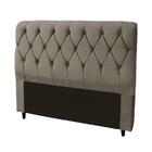 Cabeceira Viena Plus Queen 1600mm Veludo Adar Castor - Simbal