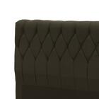 Cabeceira Viena Plus Viúva 1000mm Suede Chocolate - Simbal