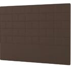 Cabeceira Zurique Plus Casal 1400mm Suede Chocolate - Simbal