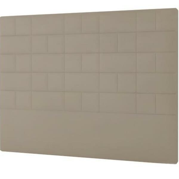 Cabeceira Zurique Plus Casal 1400mm Veludo Bege Escuro - Simb