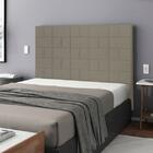 Cabeceira Zurique Plus Casal 1400mm Veludo Slim Castor - Simb