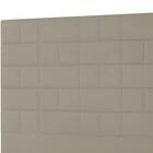 Cabeceira Zurique Plus Queen 1600mm Veludo Bege Escuro - Simb