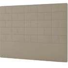 Cabeceira Zurique Plus Queen 1600mm Veludo Bege Escuro - Simb