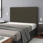 Cabeceira Zurique Plus Queen 1600mm Veludo Cacau - Simbal