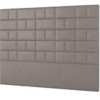 Cabeceira Zurique Plus Solteiro 900mm Veludo Adar Off White -