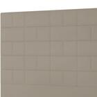 Cabeceira Zurique Plus Solteiro 900mm Veludo Bege Escuro - Si