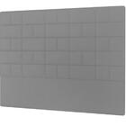 Cabeceira Zurique Plus Viúva 1000mm Linho Cinza - Simbal