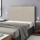 Cabeceira Zurique Plus Viúva 1000mm Linho Cru - Simbal